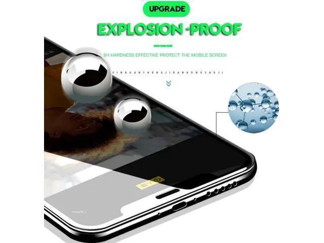 Alt view image 5 of 7 - 2PCS 20D Curved Edge Full Cover Tempered Glass Screen Protector For Apple iPhone 7 Protection Film