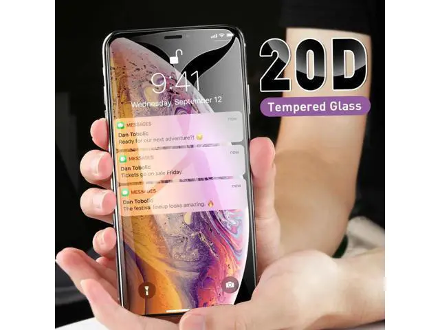 Alt view image 6 of 7 - 2PCS 20D Curved Edge Full Cover Tempered Glass Screen Protector For Apple iPhone 7 Protection Film