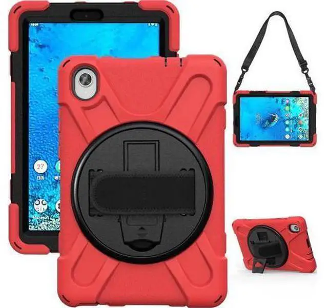 Alt view image 5 of 6 - Lenovo Tab M8 FHD Case 2020 Mdoel TB-8705F / TB-8705N with Kickstand Hand Strap and Shoulder Strap Cover for Lenovo Tab M8 8.0 inch FHD 8.0 Inch Tablet