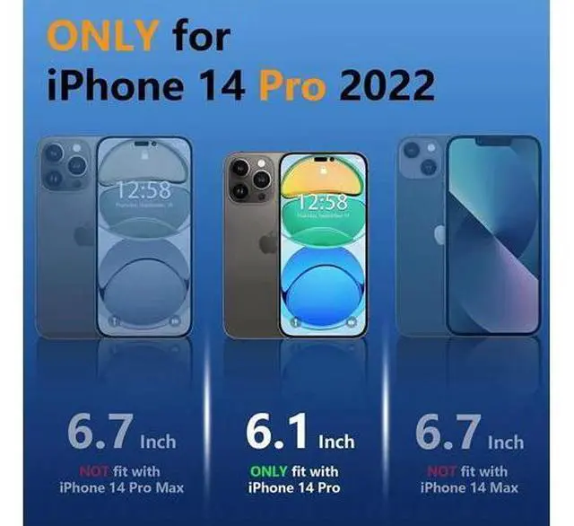 Alt view image 3 of 7 - For iPhone 14 Pro Case Waterproof, Shockproof Bumper Cover with Built-in Screen Protector,Dustproof Anti-Scratch Anti-Stain Phone Case for iPhone 14 Pro 5G 6.1 inch