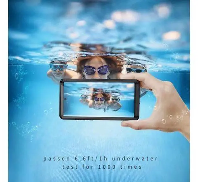 Alt view image 7 of 7 - Galaxy Note 10 Waterproof Case, Dustproof Shockproof Case with Built-in Screen Protector, Full Body Protective Cover for Samsung Galaxy Note 10 6.3 inch 2019