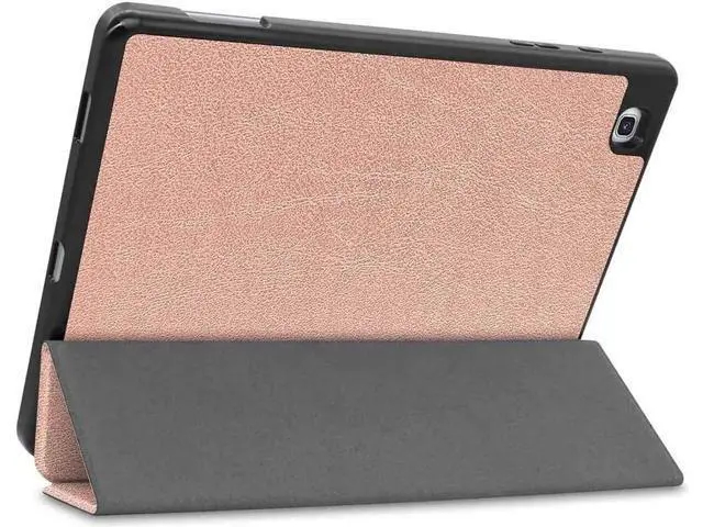 Alt view image 2 of 7 - Case for Galaxy Tab S6 Lite 10.4 inch PU Leather Smart Cover with Stand & Pen Holder for Samsung Galaxy Tab S6 Lite 10.4 2020 2022 SM-P610/P613/P615/P619 Rose Gold