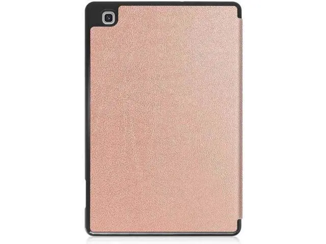 Alt view image 5 of 7 - Case for Galaxy Tab S6 Lite 10.4 inch PU Leather Smart Cover with Stand & Pen Holder for Samsung Galaxy Tab S6 Lite 10.4 2020 2022 SM-P610/P613/P615/P619 Rose Gold