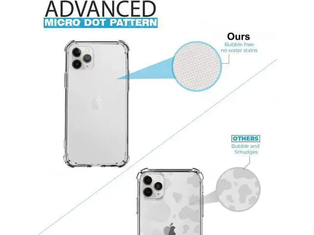 Alt view image 6 of 7 - iPhone 11 Pro Max Case | Soft Slim Crystal TPU Clear Case | Thin Anti-Scratch & Reinforced Corners Cover | Shock Absorption| Protective hard cover fit designed for iPhone 11 Pro Max 6.5 Inch