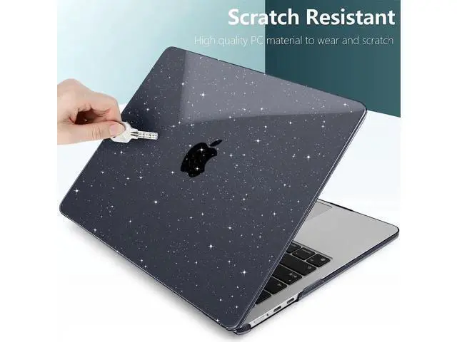 Alt view image 3 of 7 - Compatible with MacBook Air 15 inch Case 2023 Release A2941 M2 Chip Liquid Retina Display Touch ID, Plastic Hard Case with Keyboard Skin & Screen Protector & Type C Adapter For MacBook Air 15.3 Inch