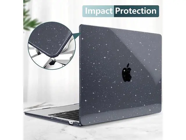 Alt view image 7 of 7 - Compatible with MacBook Air 15 inch Case 2023 Release A2941 M2 Chip Liquid Retina Display Touch ID, Plastic Hard Case with Keyboard Skin & Screen Protector & Type C Adapter For MacBook Air 15.3 Inch