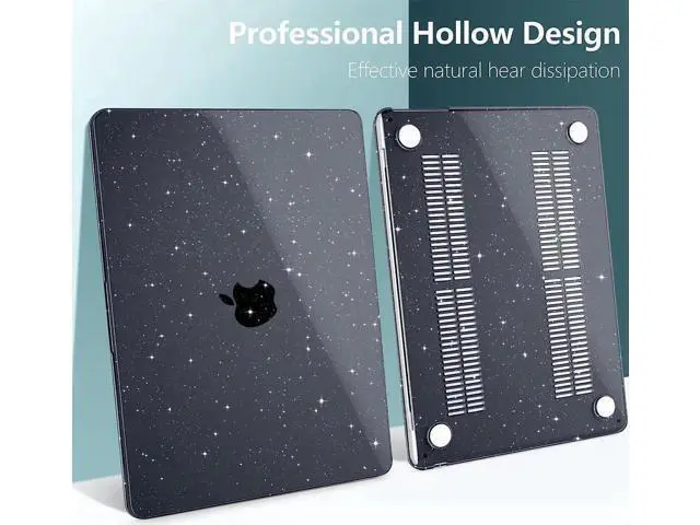 Alt view image 4 of 7 - Compatible with MacBook Air 15 inch Case 2023 Release A2941 M2 Chip Liquid Retina Display Touch ID, Plastic Hard Case with Keyboard Skin & Screen Protector & Type C Adapter For MacBook Air 15.3 Inch