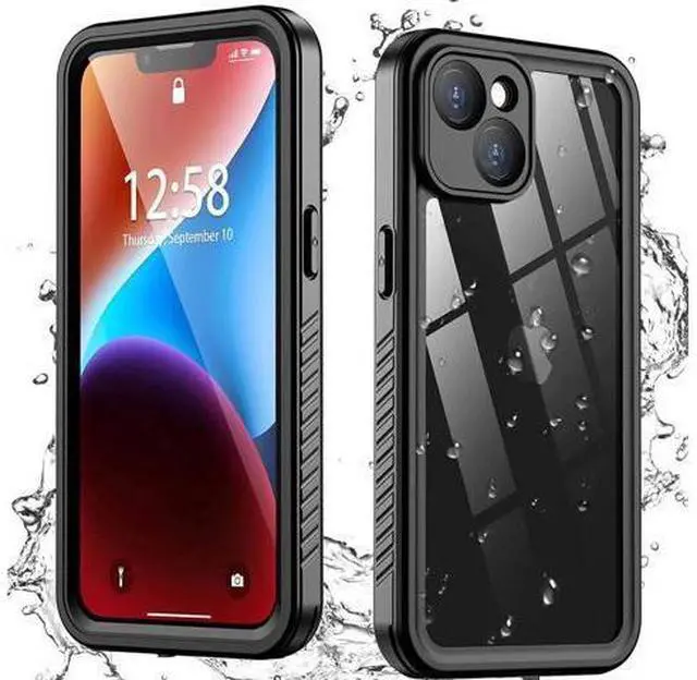 Main image of For iPhone 14 Case Waterproof, with Built in Sensitive Screen Protector Shockproof Cover 360 Full Body Heavy Duty Protective Phone Case for iPhone 14 5G 6.1 inch