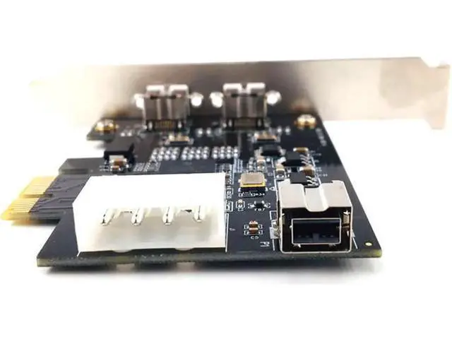 Alt view image 4 of 4 - PCIE Combo 3 x 1394b Firewire Ports PCI-Express to 3port 1394b Controller Card 1394 card TI Chipset
