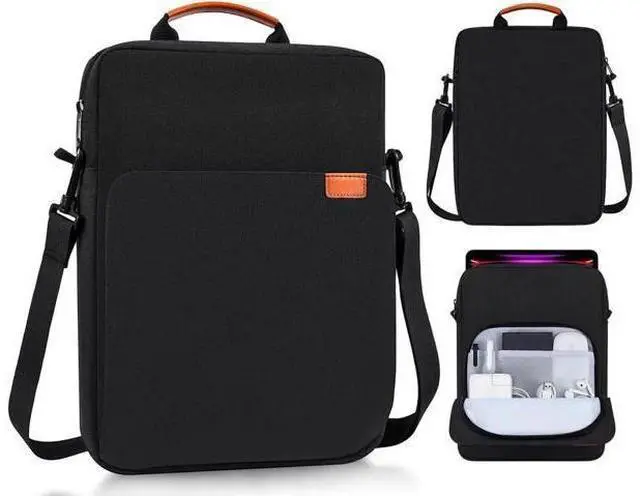 Main image of 13 - 14 Inch Laptop Shoulder Bag Carrying Case for Macbook Air 13" M4 M3 M2 A3420 A3113/ MacBook Pro 14 M4 M3 M2 M1/ 13" iPad Pro M4/ iPad Air M3 M2 2025, Vertical Laptop Sleeve Handbag