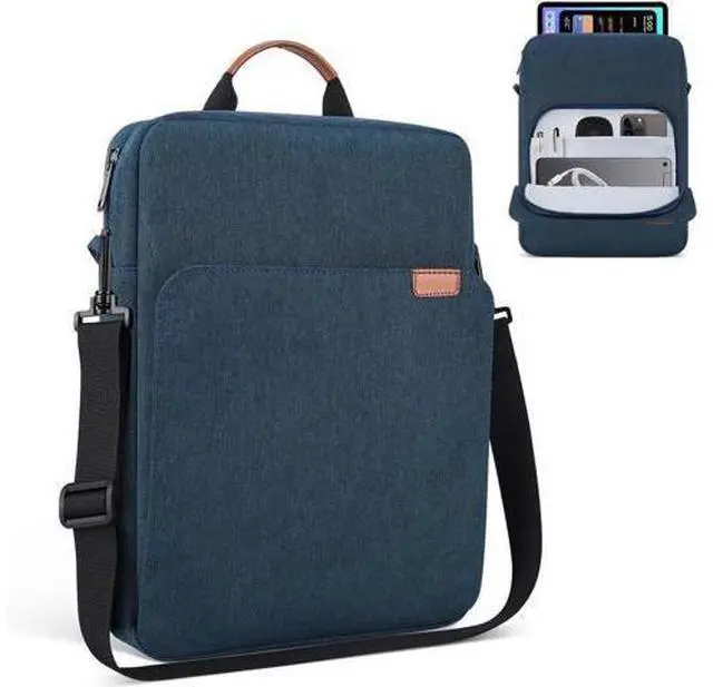 Main image of 9-11 Inch Tablet Shoulder Bag Carrying Case for 11" iPad Pro M4/ iPad Air 11" M3 M2 2025 2024, iPad A16 11" 2025, New Amazon Fire Max 11/10.1" Fire HD 10 Plus, Vertical Laptop Sleeve Handbag