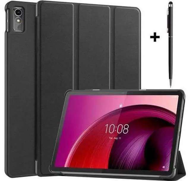 Main image of Case for Lenovo Tab M10 5G 10.6 Inch 2023 TB-360ZU TB-360XU, Tri fold Slim Lightweight Hard Shell Smart Protective Cover with Multi-Angle Stand, Universal Stylus Pen