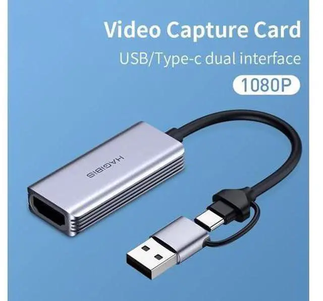 Main image of HDMI-compatible to USB 3.0 Type-c Video Capture Card Dual interface Video Game Grabber Record for PS5 Switch Live Camera