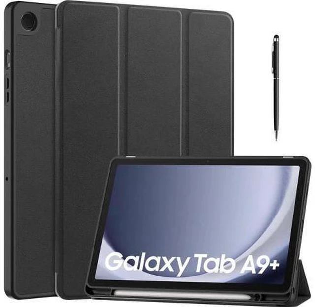 Main image of Case for Samsung Galaxy Tab A9 Plus 11 Inch 2023 SM-X210/X215/X216/X218, Slim Smart Stand Cover Protective Cover with Pencil Holder, Stand, Universal Stylus Pen