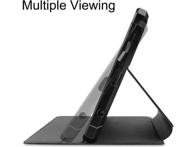 Alt view image 2 of 7 - PU Leather Case for Samsung Galaxy Tab A7 Lite 2021 8.7 inch 2021 Model SM-T225 SM-T220 Slim Folding Stand Cover, Multi-Viewing Angles, Soft TPU Back Cover