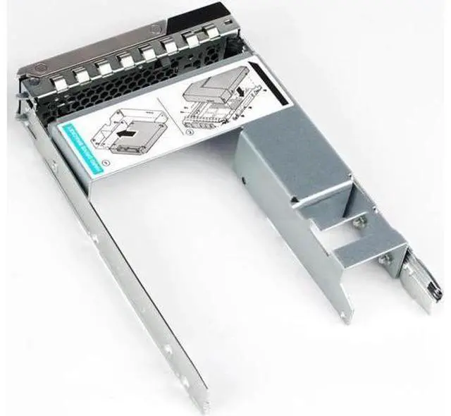 Alt view image 3 of 3 - Aomoproing 2.5" to 3.5" HDD Adapter + 3.5" tray Caddy for Poweredge R240 R340