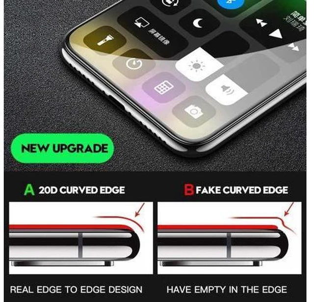 Alt view image 7 of 14 - 2PCS 20D Curved Edge Full Cover Tempered Glass Screen Protector For Apple iPhone 7 Plus Protection Film
