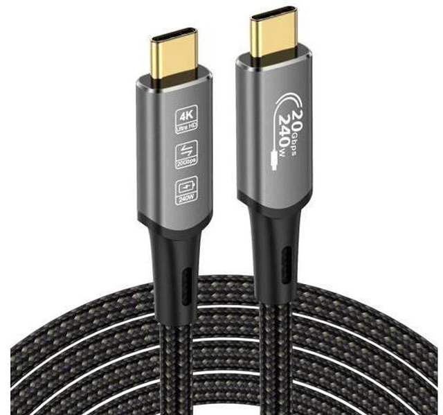 Alt view image 4 of 7 - Aomoproing Long USB4 Thunderbolt 4 Extension Cable 5M 16.5ft 8K USB C M/M 240W Fast Charging 40Gbps Data Transfer 7680 * 4320 8K@60Hz 4K@144Hz Video Compatible with Different USB-C Devices