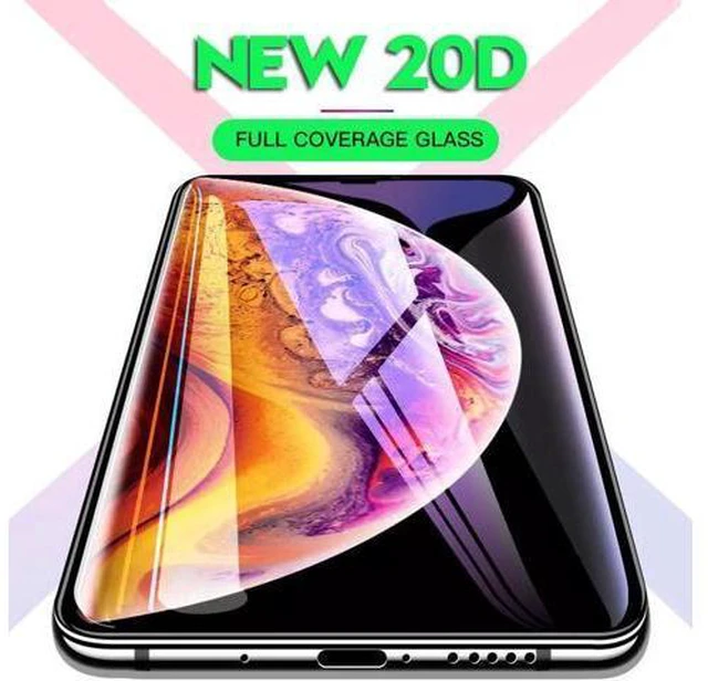 Alt view image 5 of 7 - 2PCS 20D Curved Edge Full Cover Tempered Glass Screen Protector For Apple iPhone 8 Plus Protection Film