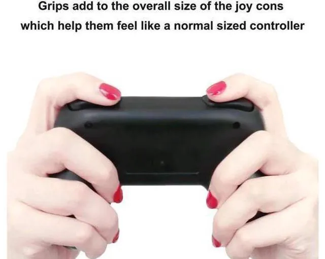 Alt view image 7 of 14 - Grip for Nintendo Switch Joy-Con, 2-Pack Switch Controller Grip Handle Kit for Nintendo Switch Joy-Con