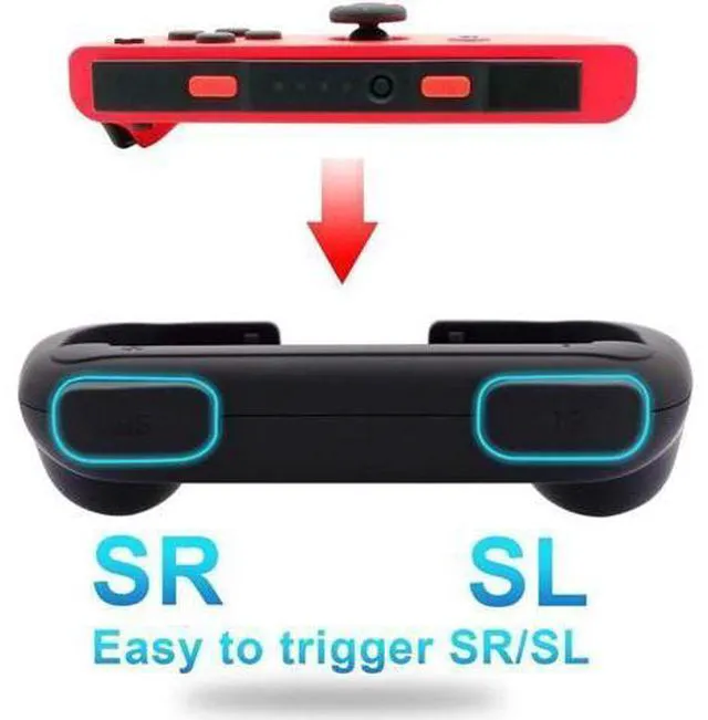 Alt view image 5 of 14 - Grip for Nintendo Switch Joy-Con, 2-Pack Switch Controller Grip Handle Kit for Nintendo Switch Joy-Con