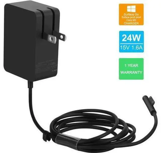 Main image of 24W 15V 1.6A Surface Go Charger Power Supply for Microsoft Surface Go/Surface Pro 4 Core m3/Surface Pro 3 Core m3/Surface Pro 2017 Core m3 Tablet/Surface Laptop Core m3 Carrying Case