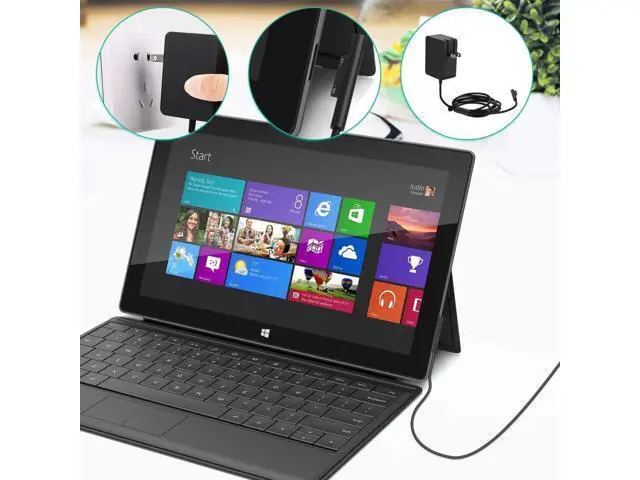 Alt view image 7 of 7 - 24W 15V 1.6A Surface Go Charger Power Supply for Microsoft Surface Go/Surface Pro 4 Core m3/Surface Pro 3 Core m3/Surface Pro 2017 Core m3 Tablet/Surface Laptop Core m3 Carrying Case