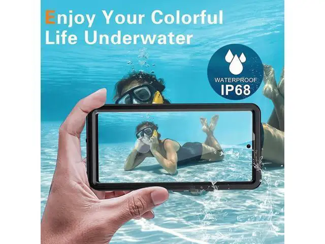 Alt view image 2 of 7 - Google Pixel 6A Waterproof Case, IP68 Waterproof Dustproof Shockproof Case Full Body Protection with Built-in Screen Protector Fully Sealed Underwater Clear Back Cover for Google Pixel 6A 5G