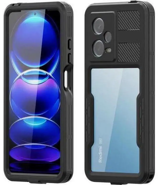 Main image of Waterproof Case for Xiaomi Redmi Note 12 Pro 5G/POCO X5 Pro 5G, IP68 Waterproof 360 Degree Full Body Protection Protective Case Shockproof Heavy Duty Cover with Built-in Screen Protector