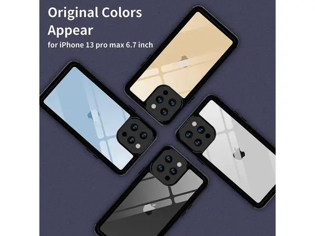 Alt view image 3 of 7 - for iPhone 13 Pro Max Case Waterproof, Built in Screen Protector Dustproof Shockproof Full-Body Heavy-Duty Rugged Protection, IP68 Waterproof Case for iPhone 13 Pro Max 6.7 inch 5G 2021