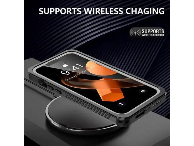 Alt view image 4 of 7 - for iPhone 13 Pro Max Case Waterproof, Built in Screen Protector Dustproof Shockproof Full-Body Heavy-Duty Rugged Protection, IP68 Waterproof Case for iPhone 13 Pro Max 6.7 inch 5G 2021