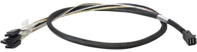 Main image of Aomoproing 50cm Internal Cable SFF8643 to x4 SATA HDD (mini SAS HD to SATA data port)