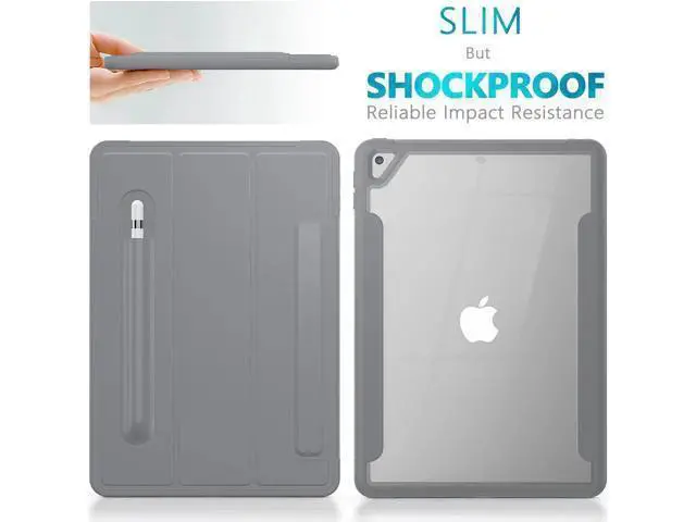 Alt view image 2 of 6 - iPad 8th Generation 2020 / iPad 7th Generation 2019 Case with Pencil Holder Smart Stand Cover with Auto Wake Sleep for iPad 10.2" iPad 8th Gen 2020 and iPad 7th Gen 2019