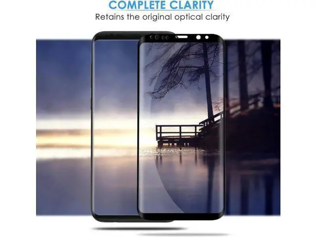 Alt view image 2 of 7 - 2 Packs Samsung Galaxy S8 Plus Screen Protector Werleo Anti-Scratch HD Clear Case Friendly 3D Curved Protective Tempered Glass For Samsung Galaxy S8 Plus - Not Galaxy S8