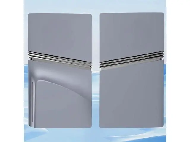 Alt view image 5 of 7 - FacePlates for PS5 Pro Disc Edition Cover Plate for PS5 Pro Premium ABS Replacement Plates Anti-Scratch Dustproof Protective Shell Case for PlayStation 5 Pro Disc Version Grey