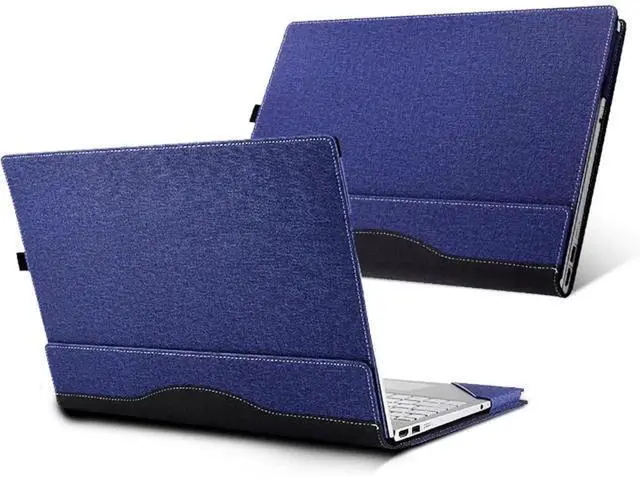 Alt view image 5 of 7 - Case Cover for HP OmniBook 7/X 16 inch AI PC 16-ay/16-aw/16-az & for HP OmniBook 5 Laptop 16-ba 16-bc 16z-bc Sleeve,PU Leather Protective Bag Shell with Pen Holder Blue