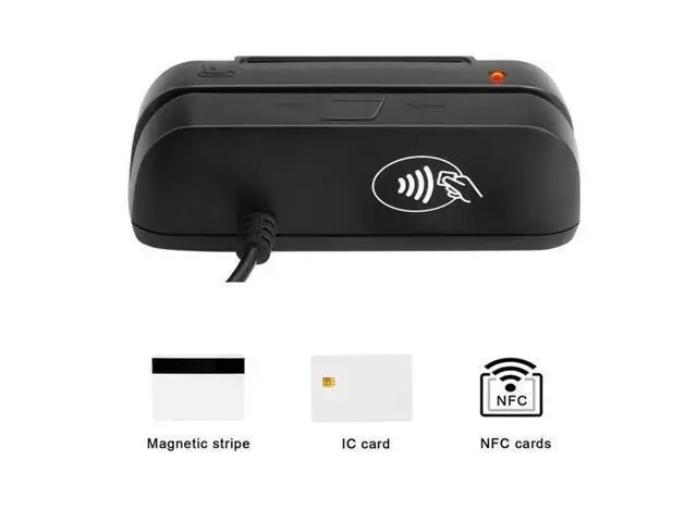 Alt view image 6 of 7 - 3 in 1 Combo Credit Card Reader SZTW150 Magnetic Card Reader + EMV Chip/RFID NFC Reader Writer For Read and Write CPU Chip Card