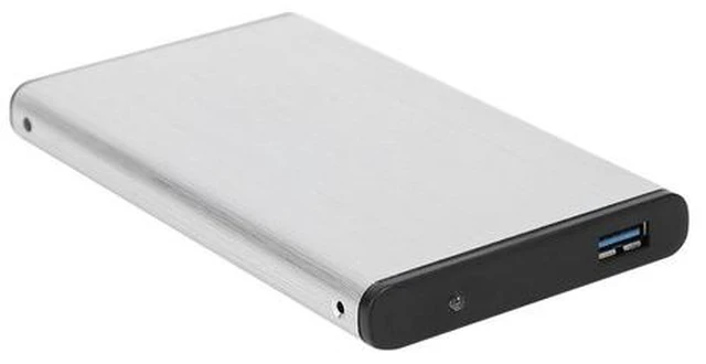 Alt view image 4 of 6 - External HDD SSD Enclosure Tool Free 2.5 Hard Drive Case SATA III II I to USB3.0 HDD Case with USB Cable Pouch New(Red)