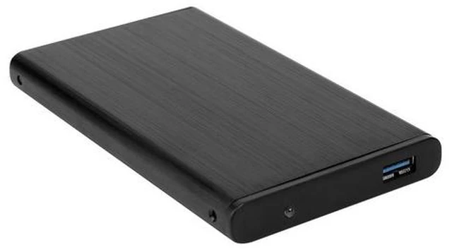 Alt view image 6 of 6 - External HDD SSD Enclosure Tool Free 2.5 Hard Drive Case SATA III II I to USB3.0 HDD Case with USB Cable Pouch New(Red)