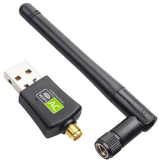 Main image of Dual Band 5Ghz 2.4Ghz 600Mbps USB Wireless Network Card Wireless Network Adapter for Desktop/Laptop/PC Free Driver