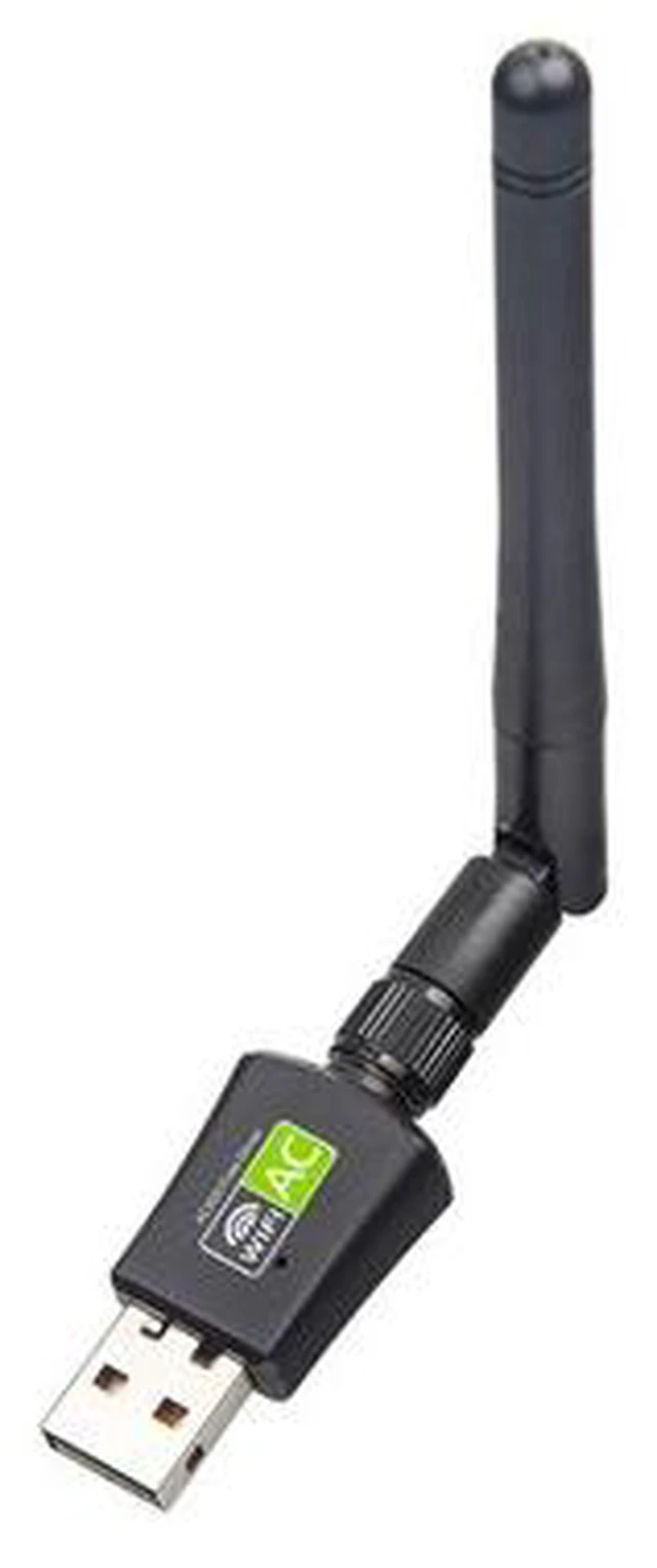 Alt view image 5 of 5 - Dual Band 5Ghz 2.4Ghz 600Mbps USB Wireless Network Card Wireless Network Adapter for Desktop/Laptop/PC Free Driver