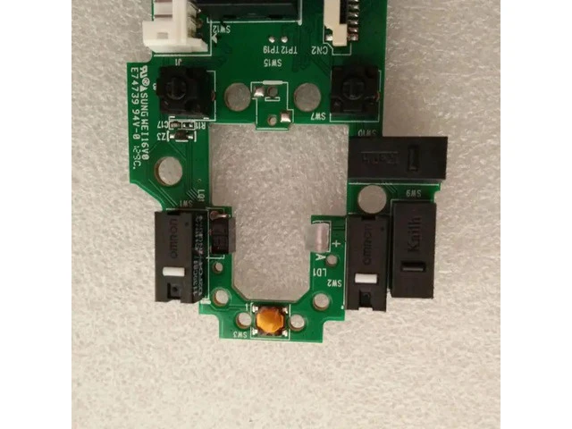 Alt view image 3 of 6 - Mouse Micro Switch Mouse Side Button Circuit Board for G502 RGB Edition Side Keys Motherboard