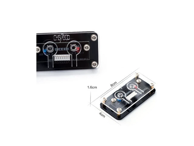 Alt view image 4 of 5 - PC Power Switch Button Cable,Desktop Computer Power Supply On/Off,Reset Switcher Extention Cord w/ HDD LED Indicator& PMMA Case-2FT