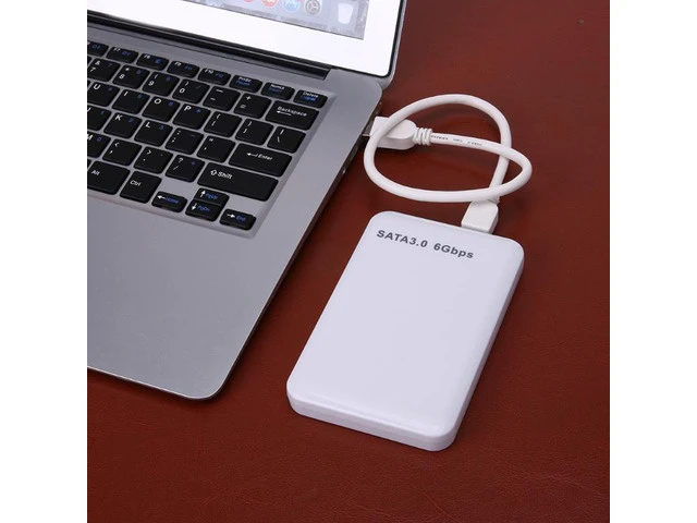 Alt view image 4 of 6 - SSD Case 2.5inch SATA to USB 3.0 Hard Drive Enclosure for SSD Disk HDD Box Case Support UASP HD External Hard Disk cover (Black)