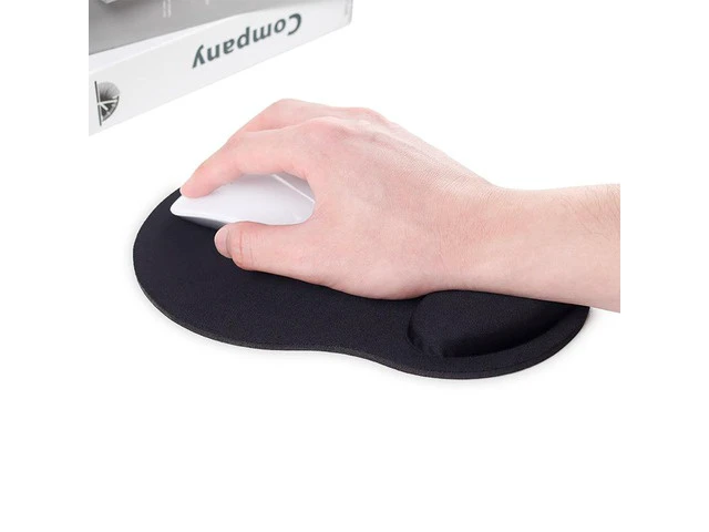 Alt view image 3 of 6 - Gaming Mouse Pad Wrist Protection Gamer Cabinet Mat Laptops Anime Cheapest Shipping Computer Mousepad Mause Pc Color: Black