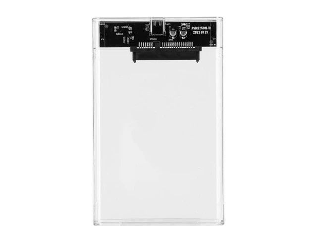 Main image of 2.5inch SSD HDD Hard Disk Box SATA To USB3.1 8TB Mobile HDD Box USB3.0 To Type-C Transparent Plug and Play for Notebook Computer(Transparent)