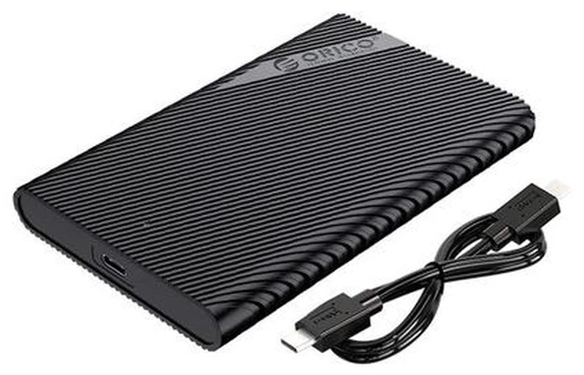 Main image of 2.5 inch SATA to USB 3.1 Gen 1 Type C 5Gbps External HDD SSD Enclosure for 7mm 9.5mm 2.5 inch HDD SSD Smart Sleep(USB C to USB A)