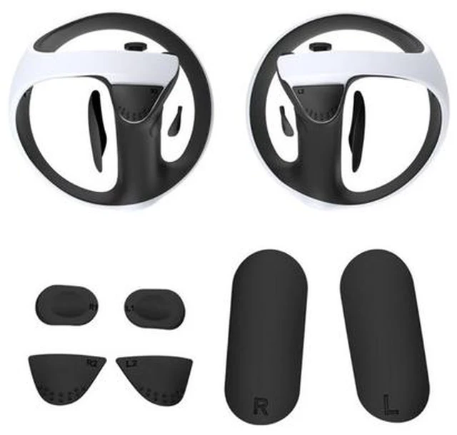 Alt view image 3 of 6 - Game Handle Anti-slip Silicone Pad for PS VR 2 Handle Button Protective Pad Controller Soft and Protective Sleeves