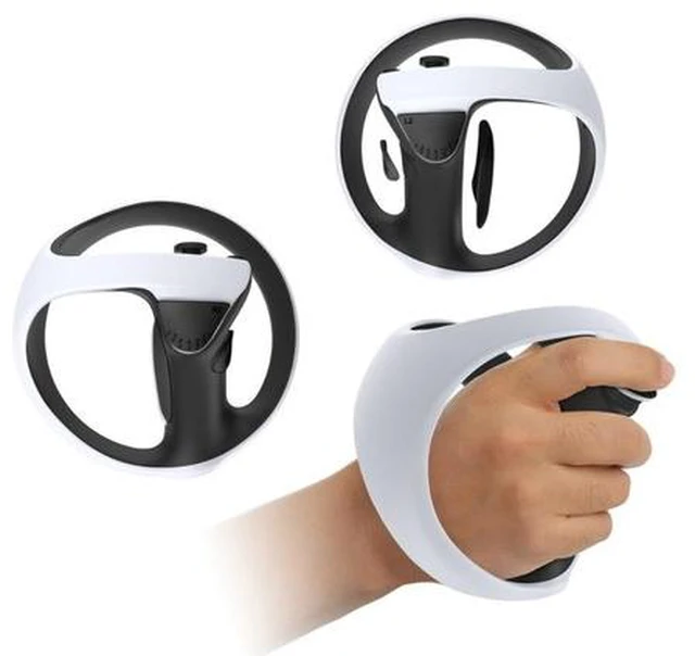 Alt view image 4 of 6 - Game Handle Anti-slip Silicone Pad for PS VR 2 Handle Button Protective Pad Controller Soft and Protective Sleeves
