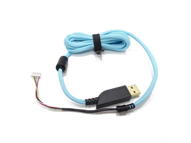 Alt view image 3 of 6 - Replacement Mice Wire Soft USB Mouse Cable Line for ZOWIE S1,S2,FK-B Mouse 210cm(White)